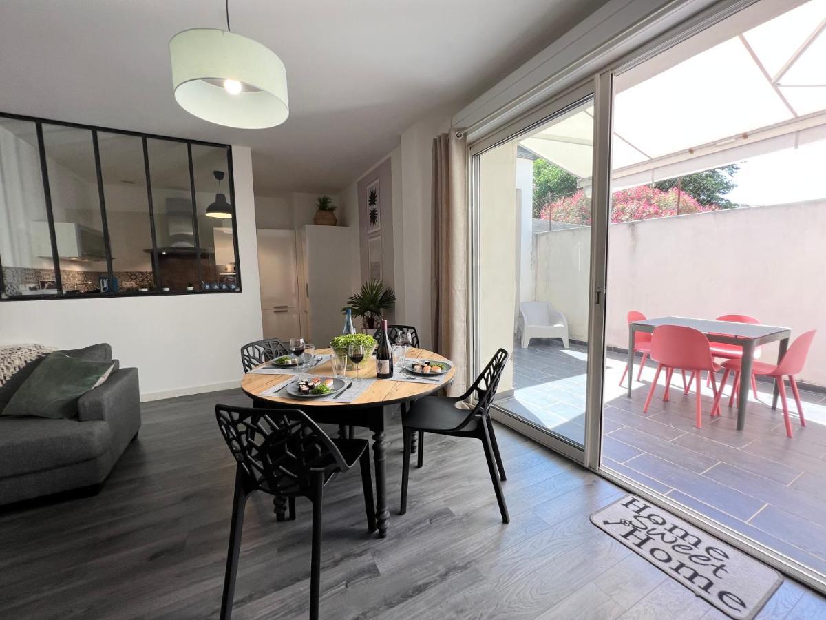 Appart T3 Le Patio - Avec Terrasse Boujan-sur-Libron Экстерьер фото